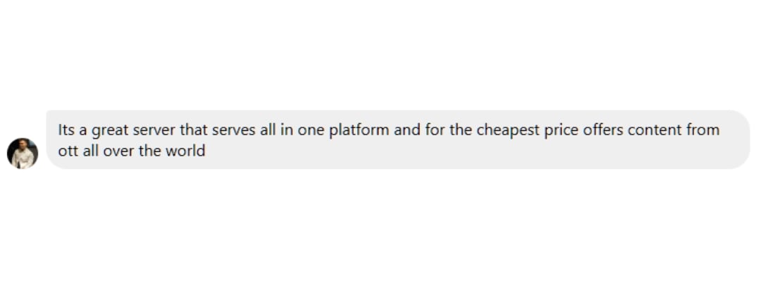 Testimonial Screenshot
