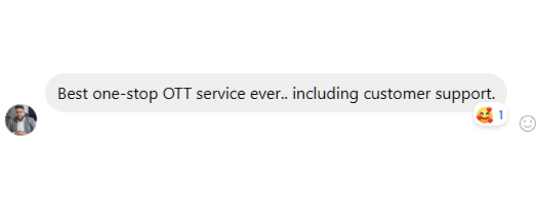 Testimonial Screenshot