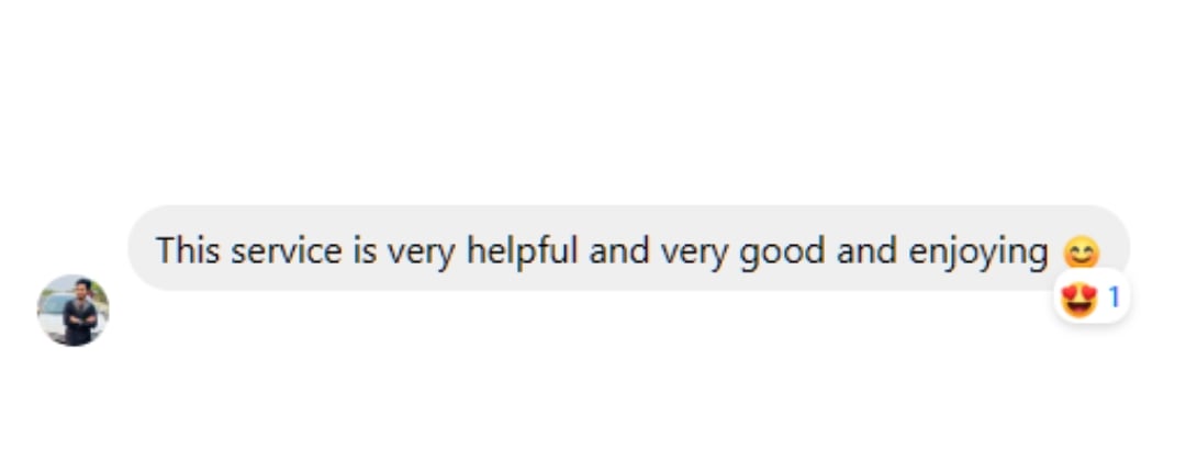 Testimonial Screenshot